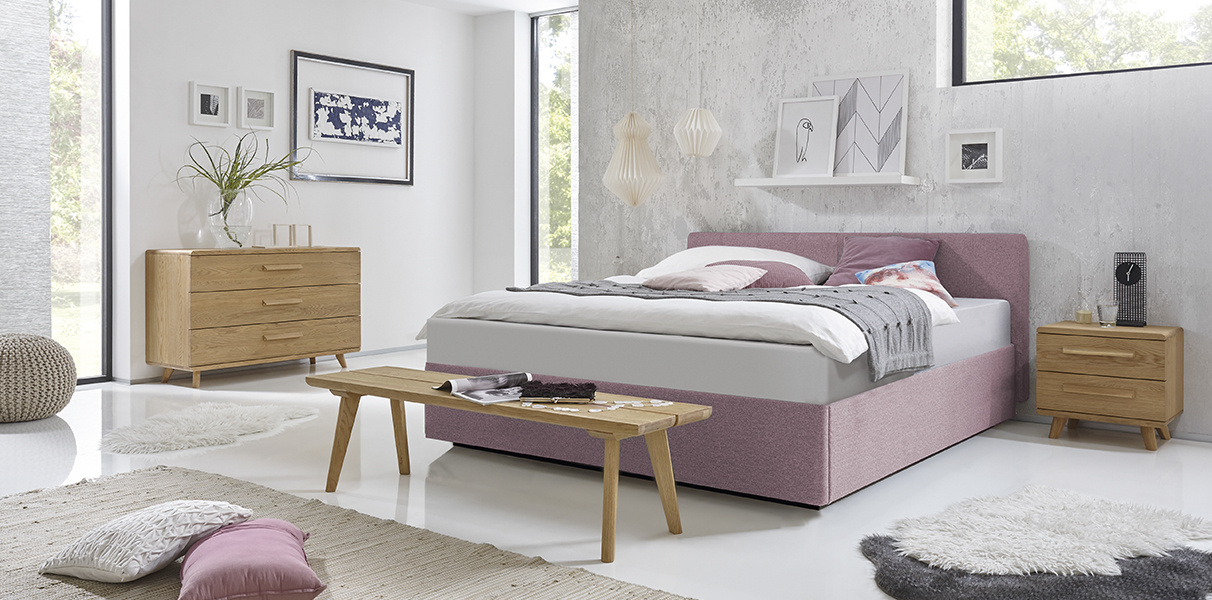 Boxspring-Wasserbett mit Zibi Kopfteil Abbildung 1