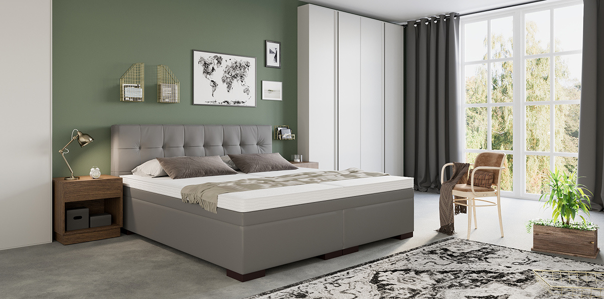Wasserbett in Boxspringbett-Optik Abbildung 1