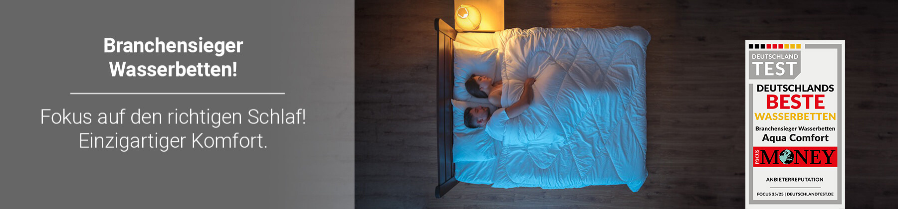 Aqua Comfort als Wasserbett Marktf�hrer