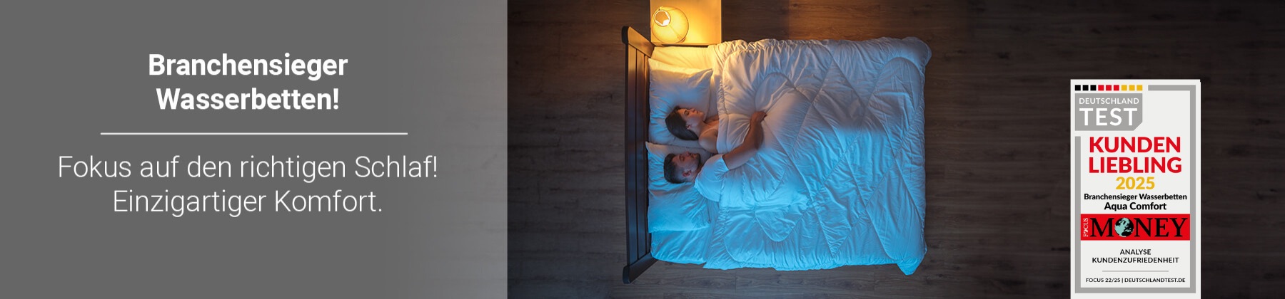 Aqua Comfort als Wasserbett Marktfhrer