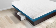 Gelbett Split Dual mit Dekor Schubladenpodest