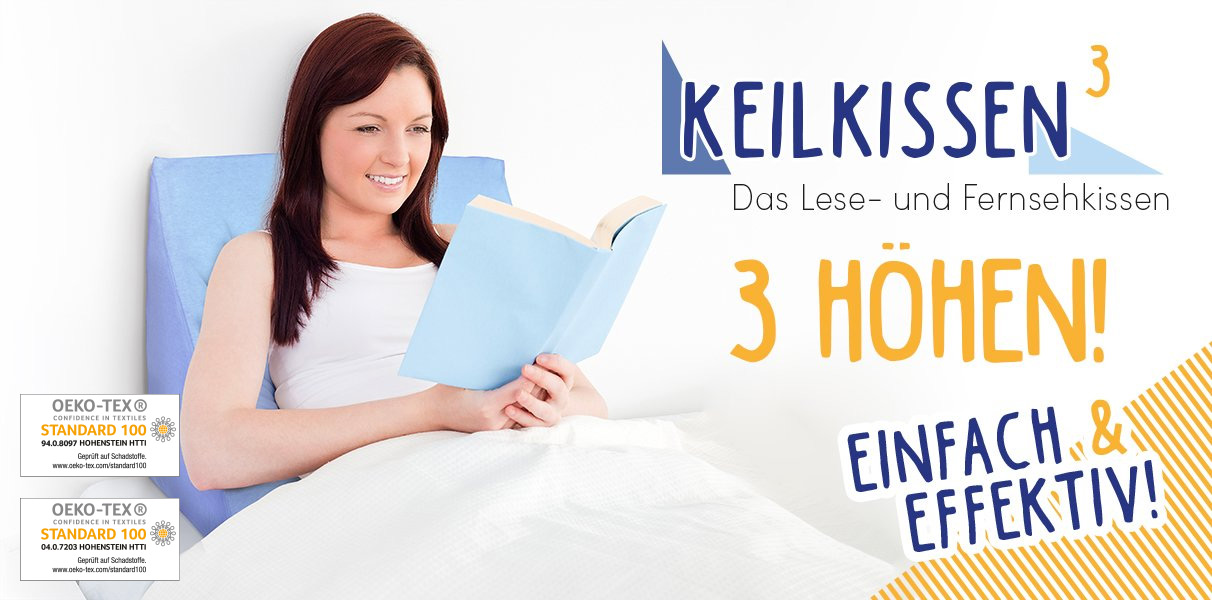 Keilkissen (Lesekissen) rabattiert Abbildung 1