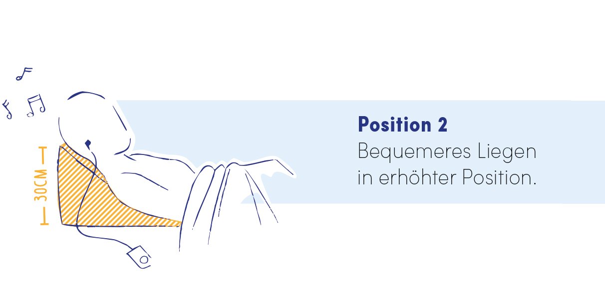 Keilkissen (Lesekissen) rabattiert Abbildung 3