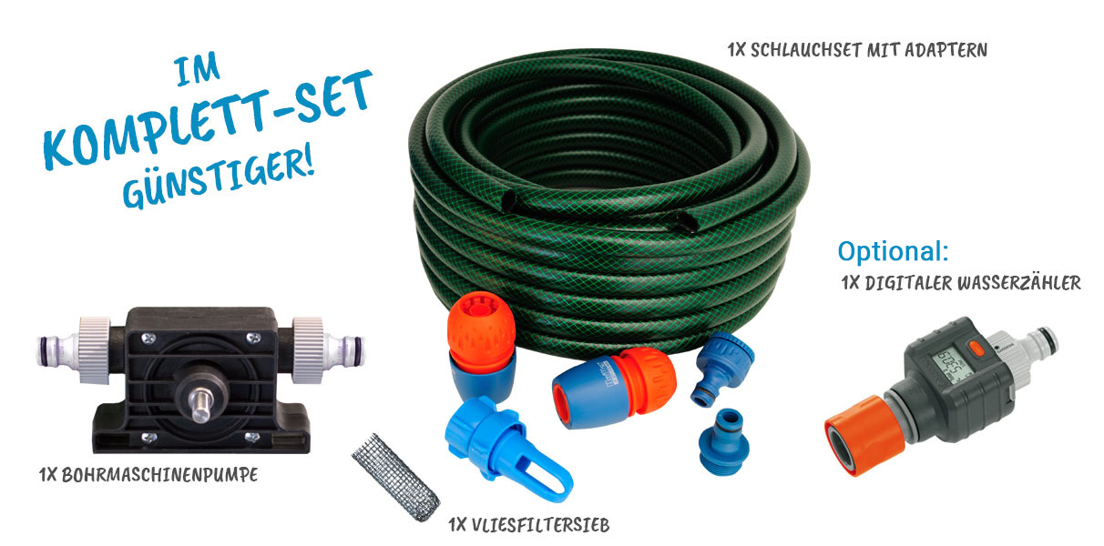 Bohrmaschinenpumpe f�r Wasserbett, inkl. Zubeh�r Abbildung 1