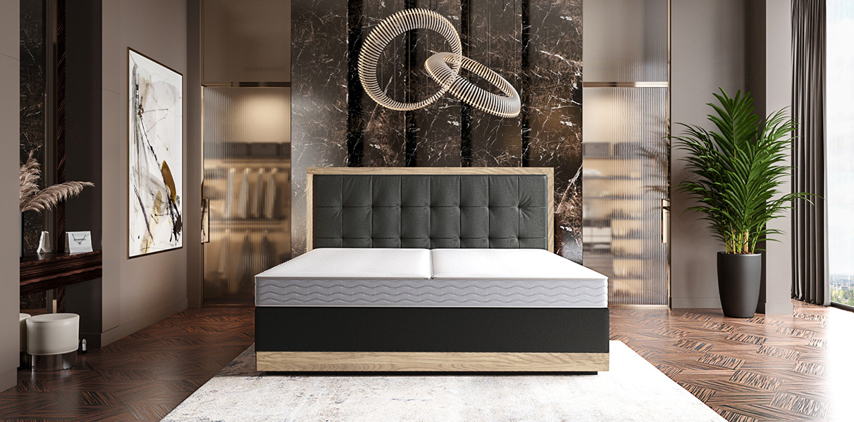 MU) 31065 Classic Wasserbett Buonanotte mit Massivholz in Boxspr Abbildung 1