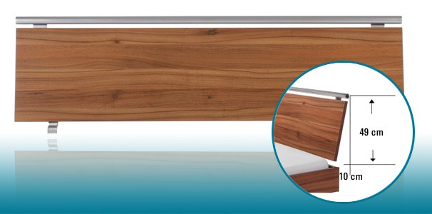 Varia-aluminium Kopfteil Holzdekor von Hasena online kaufen