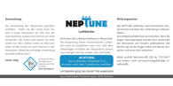 Luftbinder Neptune bindet Luft im Wasserbett