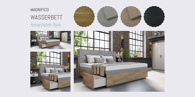 Boxspring-Wasserbett Magnifico