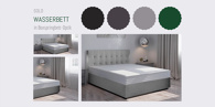 BDeal 2: Solo Wasserbett mit Podest in Boxspring-Optik