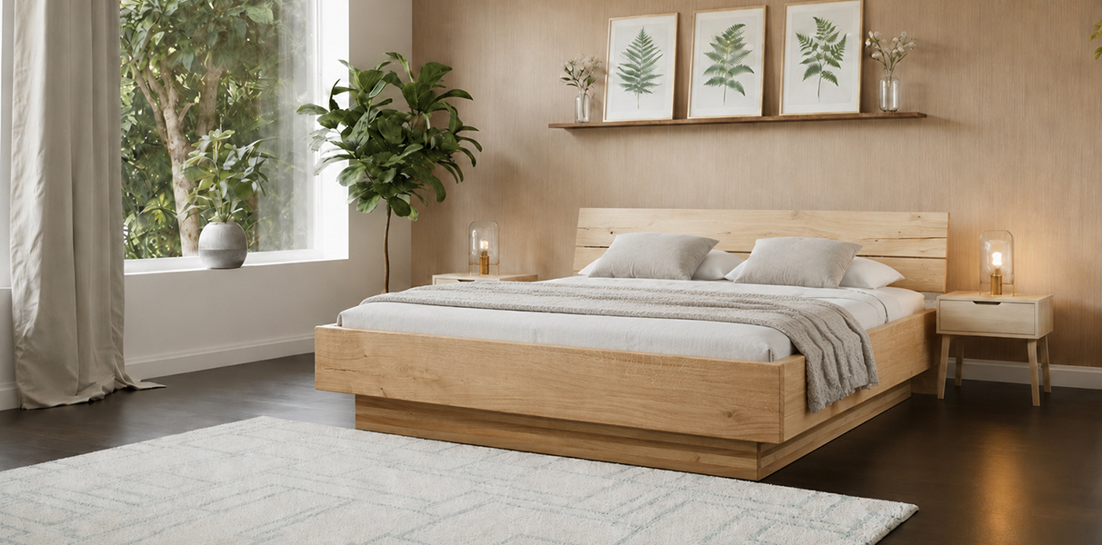 rDeal 5: New York Wasserbett mit Massivholz-Kopfteil Abbildung 1