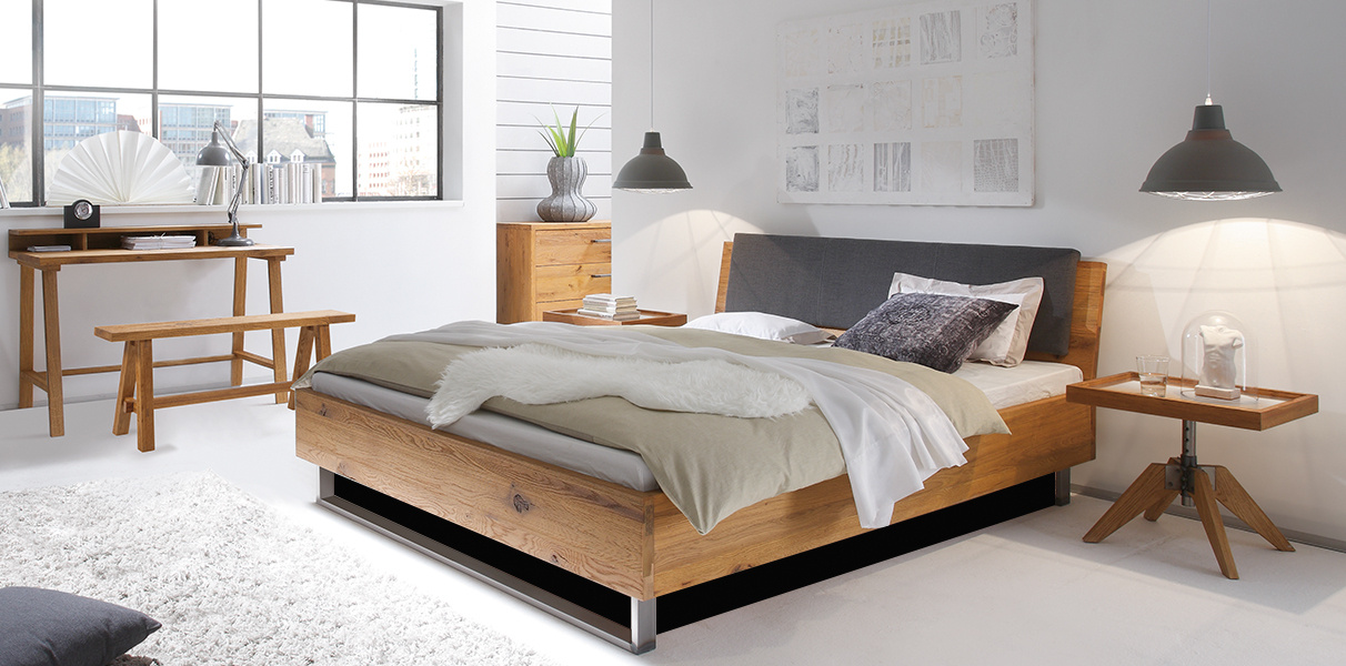 Hasena Oak-Wild Cadro 23 Wasserbett mit Kopfteil Abbildung 1