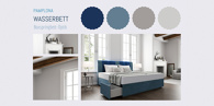 FRA) Boxspring-Wasserbett Pamplona mit Schubladen