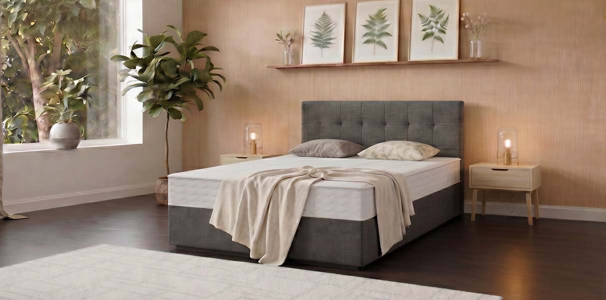 BDeal 2: Solo Wasserbett mit Podest in Boxspring-Optik Abbildung 1