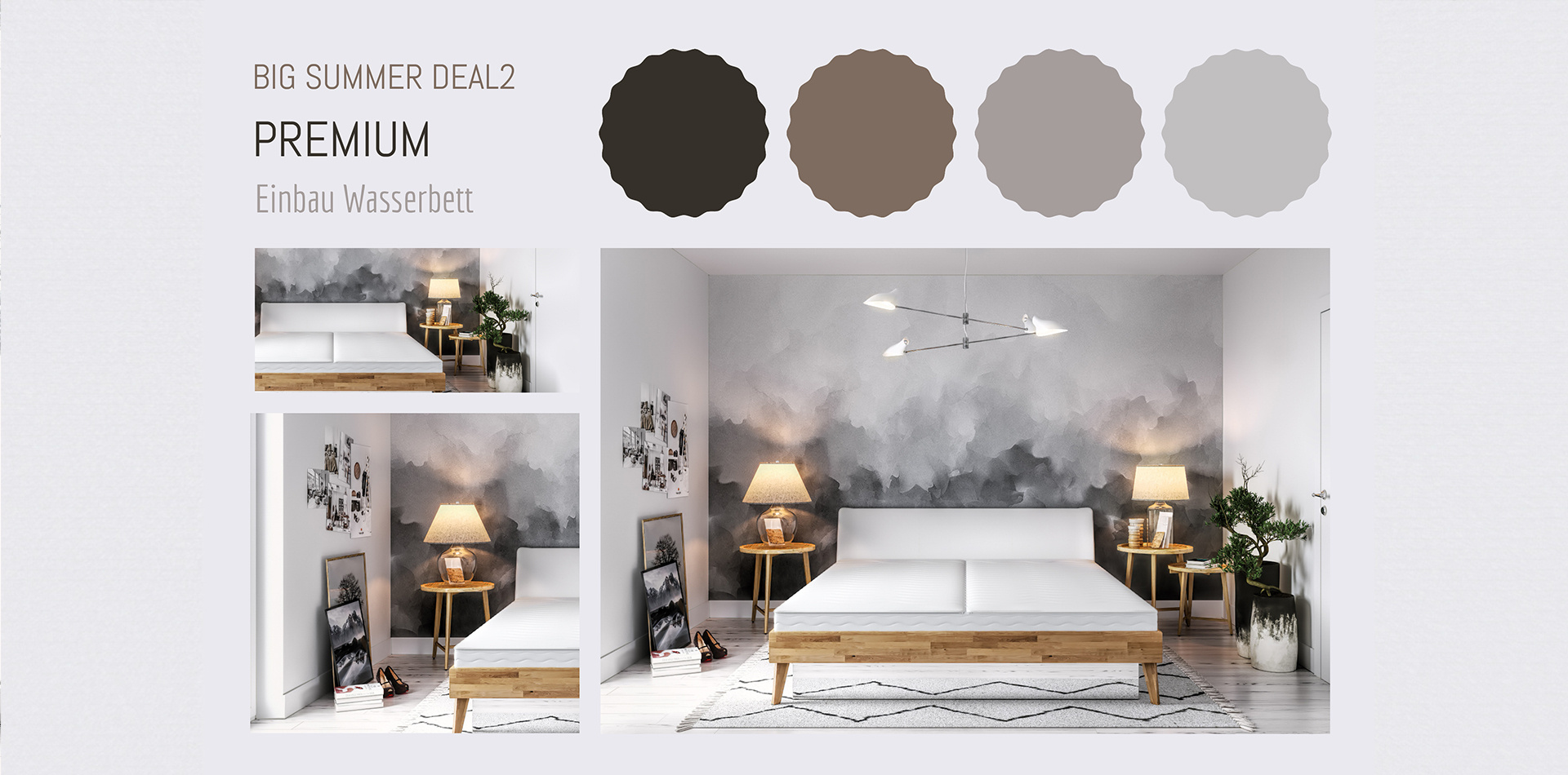 Big Summer Deal 2: Premium Einbau Wasserbett in Doppelbettgr��e Abbildung 3