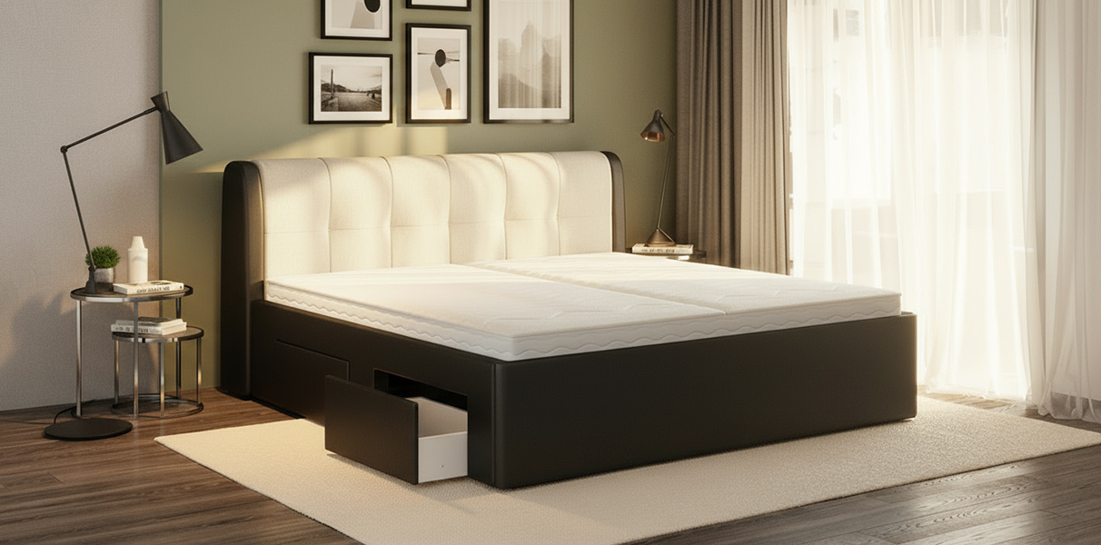 Wasserbett Berlin mit Schubladen Abbildung 2