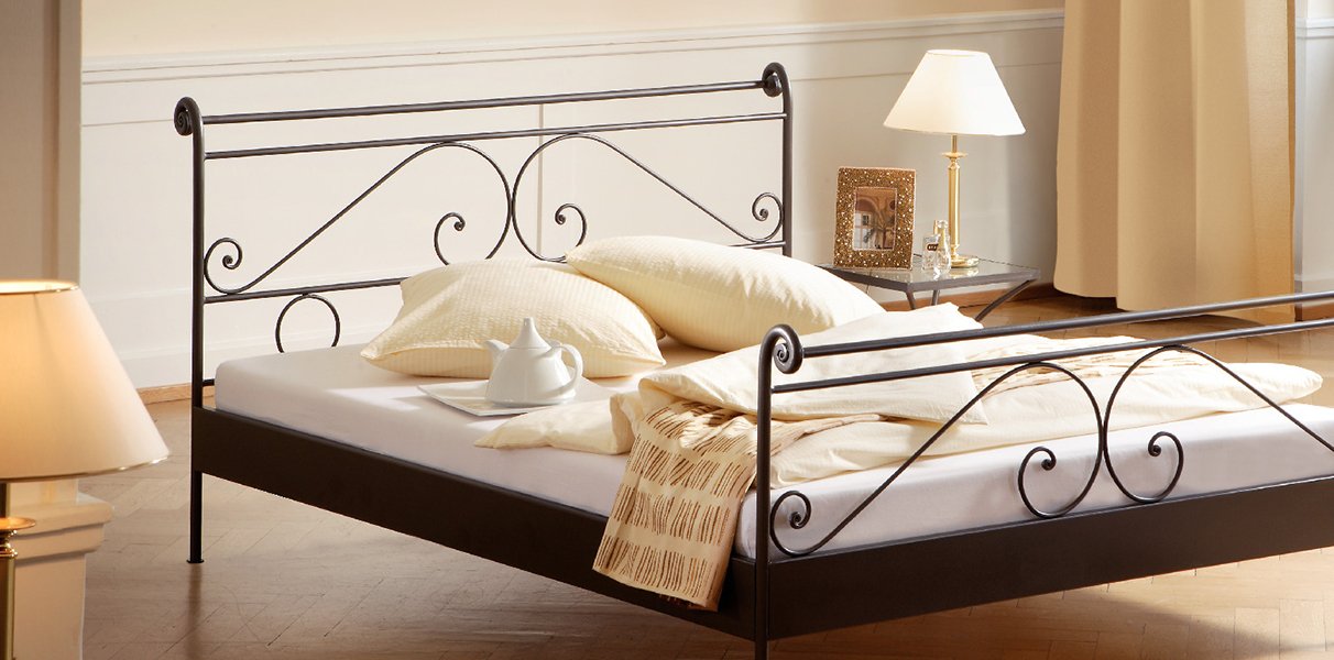 Wasserbett mit Metallbett Romantic Cerete von Hasena Abbildung 2