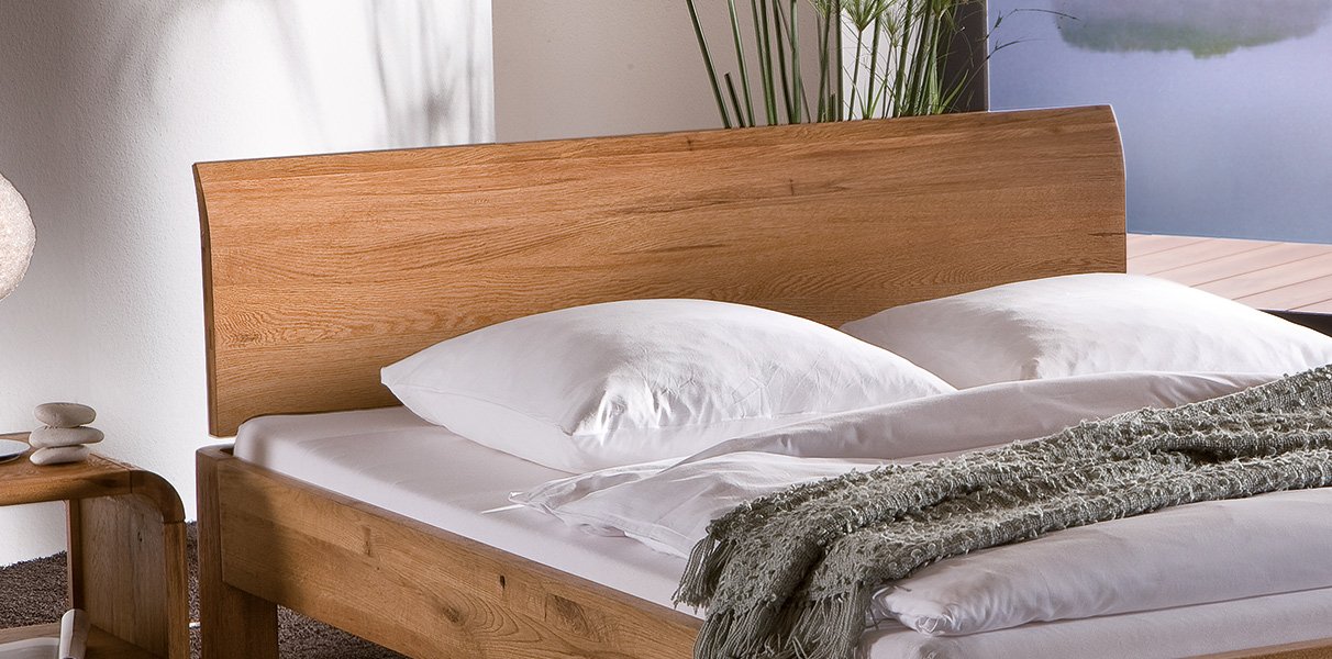 Hasena Oakline Wasserbett mit Lisio Kopfteil und Ronda F��en Abbildung 2