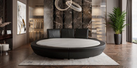 Rundbett Ibiza, das gr��te Wasserbett der Welt