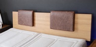 Wasserbett Domenique komplett mit Buche Massivholz-Bettrahmen un